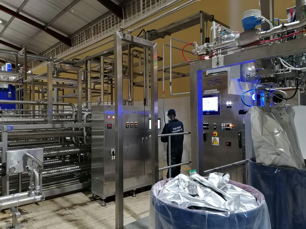 Feast Foods Processors Limited Fruit processor of aseptically packed